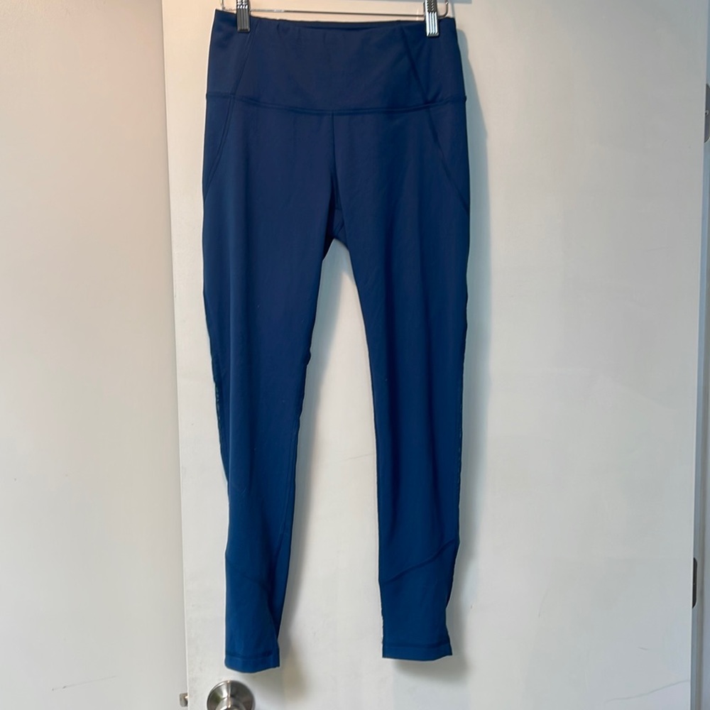 Women’s High-Waist Navy Blue Active Leggings